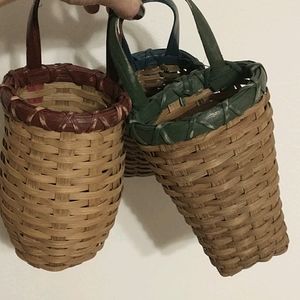 3 Hanging Baskets Wall Baskets Door Baskets